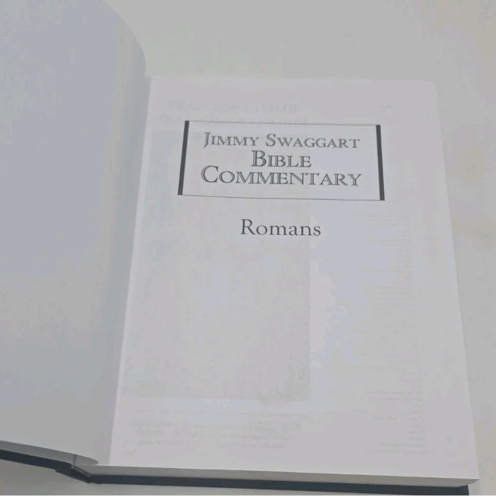 Jimmy Swaggart Bible Commentary Romans Study Reference Book
